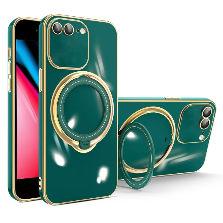 Custodia per telefono con supporto MagSafe galvanico multifunzione, For iPhone XS Max, For iPhone 8 Plus / 7 Plus