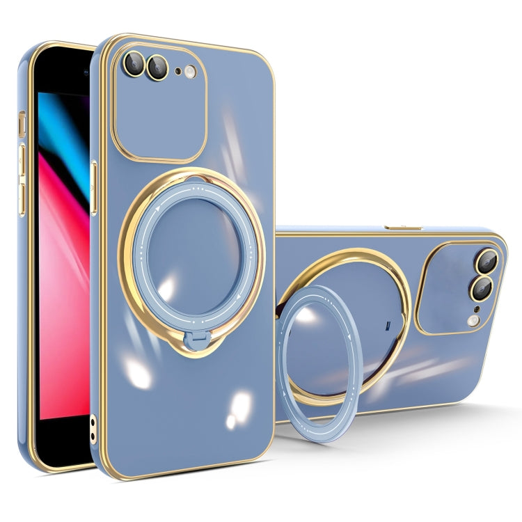Custodia per telefono con supporto MagSafe galvanico multifunzione, For iPhone XS Max, For iPhone 8 Plus / 7 Plus