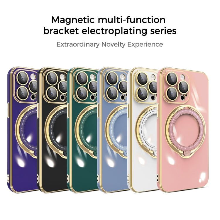 Custodia per telefono con supporto MagSafe galvanico multifunzione, For iPhone SE 2022 / 2020 / 8 / 7, For iPhone 13 Pro Max, For iPhone 13 Pro, For iPhone 13