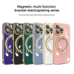 Custodia per telefono con supporto MagSafe galvanico multifunzione, For iPhone 12, For iPhone 12 Pro Max, For iPhone 12 Pro, For iPhone 11 Pro Max