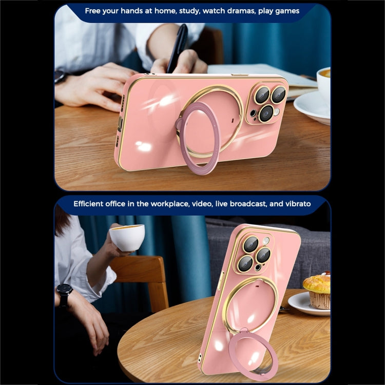 Custodia per telefono con supporto MagSafe galvanico multifunzione, For iPhone 11, For iPhone 11 Pro, For iPhone XS / X, For iPhone XR