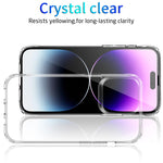 Custodia protettiva per telefono in TPU trasparente antiurto, For iPhone 15 Pro Max, For iPhone 15 Pro, For iPhone 15 Plus, For iPhone 15