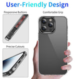 Custodia protettiva per telefono in TPU trasparente antiurto, For iPhone 15 Pro Max, For iPhone 15 Pro, For iPhone 15 Plus, For iPhone 15
