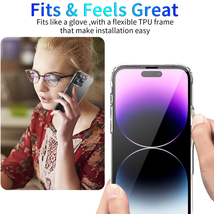 Custodia protettiva per telefono in TPU trasparente antiurto, For iPhone 15 Pro Max, For iPhone 15 Pro, For iPhone 15 Plus, For iPhone 15