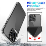 Custodia protettiva per telefono in TPU trasparente antiurto, For iPhone 15 Pro Max, For iPhone 15 Pro, For iPhone 15 Plus, For iPhone 15