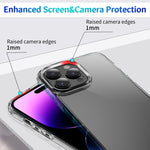 Custodia protettiva per telefono in TPU trasparente antiurto, For iPhone 15 Pro Max, For iPhone 15 Pro, For iPhone 15 Plus, For iPhone 15