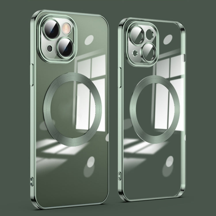 Custodia per telefono galvanizzata MagSafe con protezione dell'obiettivo, For iPhone 15 Pro Max, For iPhone 15 Pro, For iPhone 15 Plus