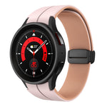 Cinturino in silicone con fibbia pieghevole magnetica a due colori, For Samsung Galaxy Watch 6 / 6 Classic