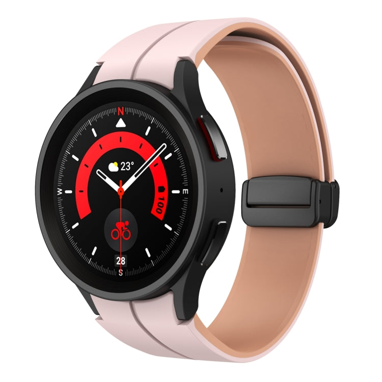Cinturino in silicone con fibbia pieghevole magnetica a due colori, For Samsung Galaxy Watch 6 / 6 Classic