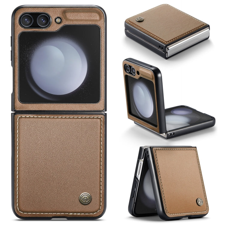 Custodia per telefono in pelle antifurto RFID CaseMe 023 con fibbia a farfalla, For Samsung Galaxy Z Flip6 / Flip7 FE, For Samsung Galaxy Z Fold6 5G, For Samsung Galaxy Z Fold5, For Samsung Galaxy Z Flip5