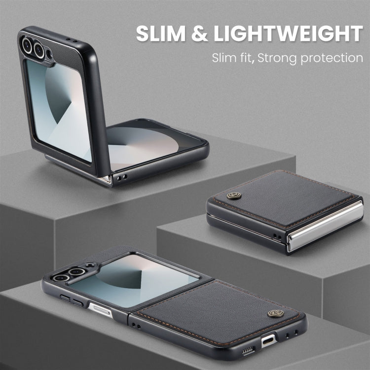 Custodia per telefono in pelle antifurto RFID CaseMe 023 con fibbia a farfalla, For Samsung Galaxy Z Flip6 / Flip7 FE, For Samsung Galaxy Z Fold6 5G, For Samsung Galaxy Z Fold5, For Samsung Galaxy Z Flip5