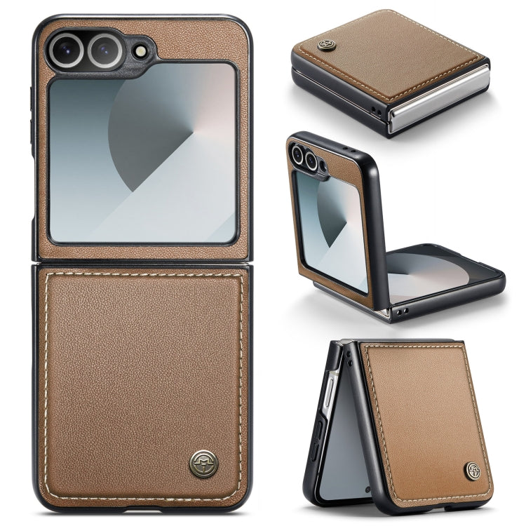 Custodia per telefono in pelle antifurto RFID CaseMe 023 con fibbia a farfalla, For Samsung Galaxy Z Flip6 / Flip7 FE, For Samsung Galaxy Z Fold6 5G, For Samsung Galaxy Z Fold5, For Samsung Galaxy Z Flip5