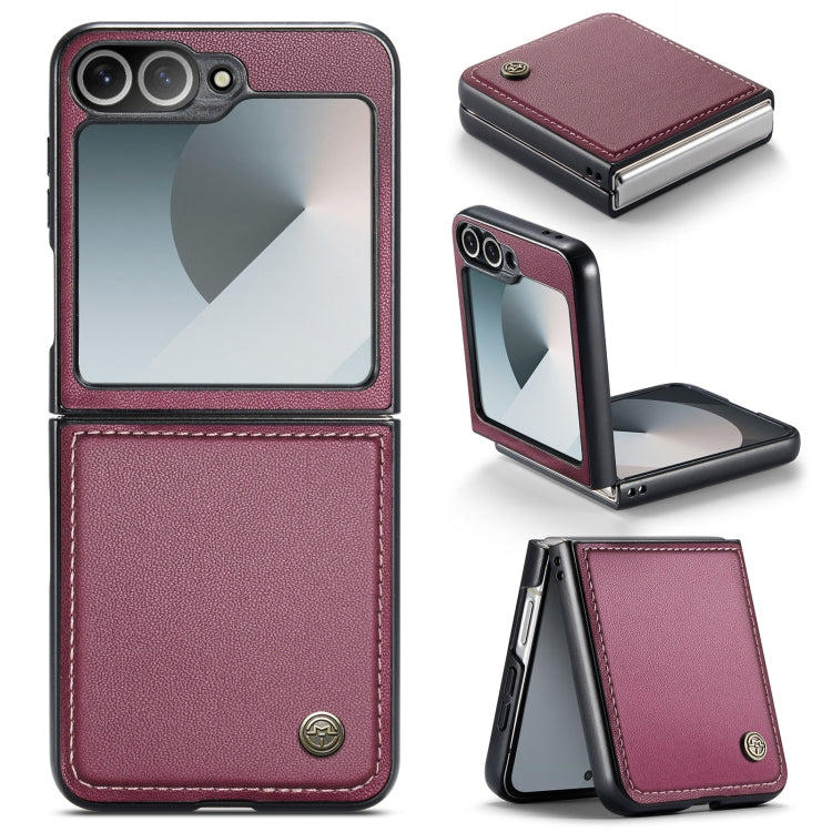 Custodia per telefono in pelle antifurto RFID CaseMe 023 con fibbia a farfalla, For Samsung Galaxy Z Flip6 / Flip7 FE, For Samsung Galaxy Z Fold6 5G, For Samsung Galaxy Z Fold5, For Samsung Galaxy Z Flip5