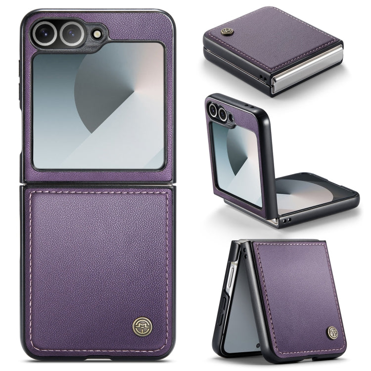 Custodia per telefono in pelle antifurto RFID CaseMe 023 con fibbia a farfalla, For Samsung Galaxy Z Flip6 / Flip7 FE, For Samsung Galaxy Z Fold6 5G, For Samsung Galaxy Z Fold5, For Samsung Galaxy Z Flip5
