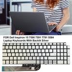 Tastiera per laptop retroilluminata versione USA, For Dell Inspiron 15 7590 / 7791 / 5584