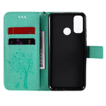 Custodia portafoglio in pelle per Huawei P Smart 2020