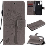 Custodia portafoglio in pelle per Huawei P Smart 2020