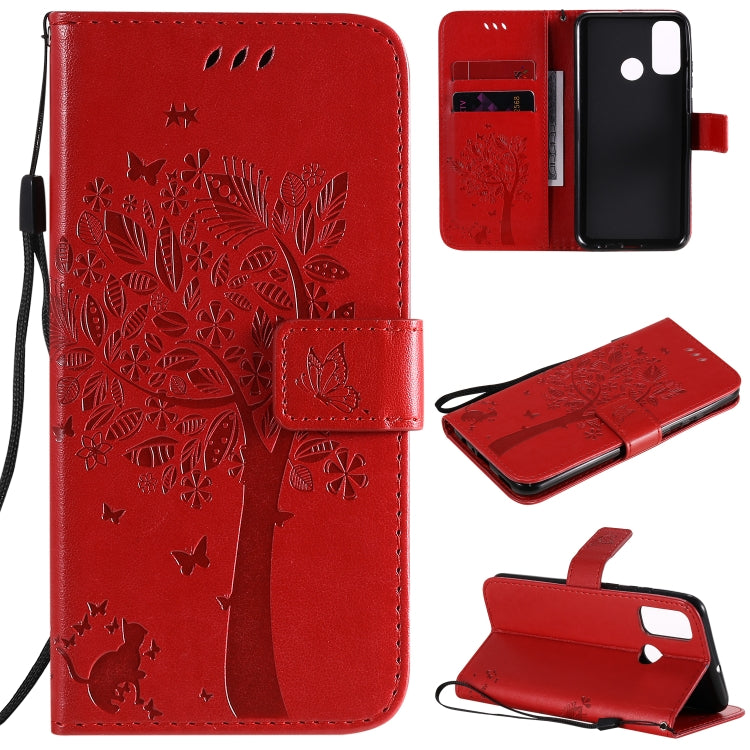 Custodia portafoglio in pelle per Huawei P Smart 2020