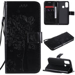 Custodia portafoglio in pelle per Huawei P Smart 2020