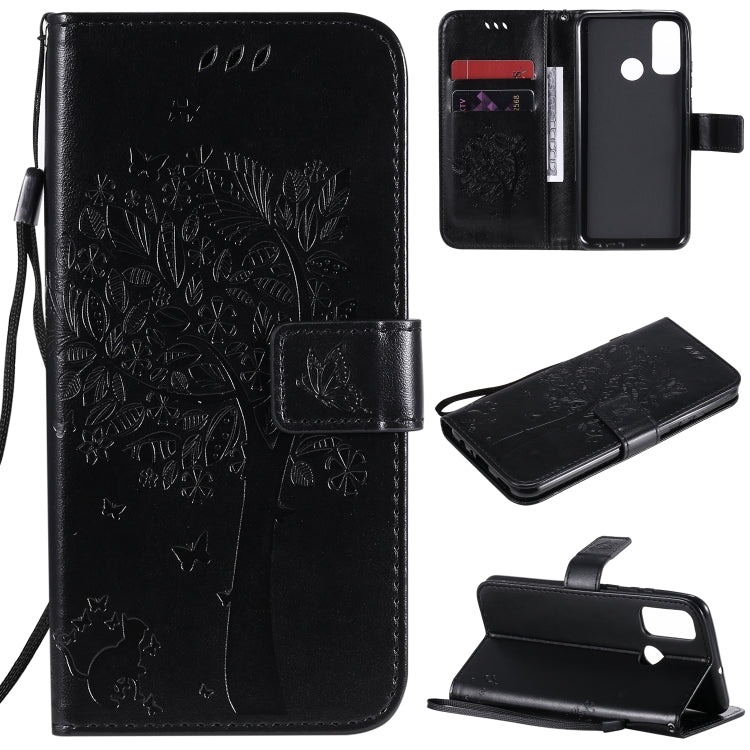 Custodia portafoglio in pelle per Huawei P Smart 2020