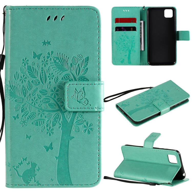 Custodia portafoglio in pelle per Huawei P Smart 2020