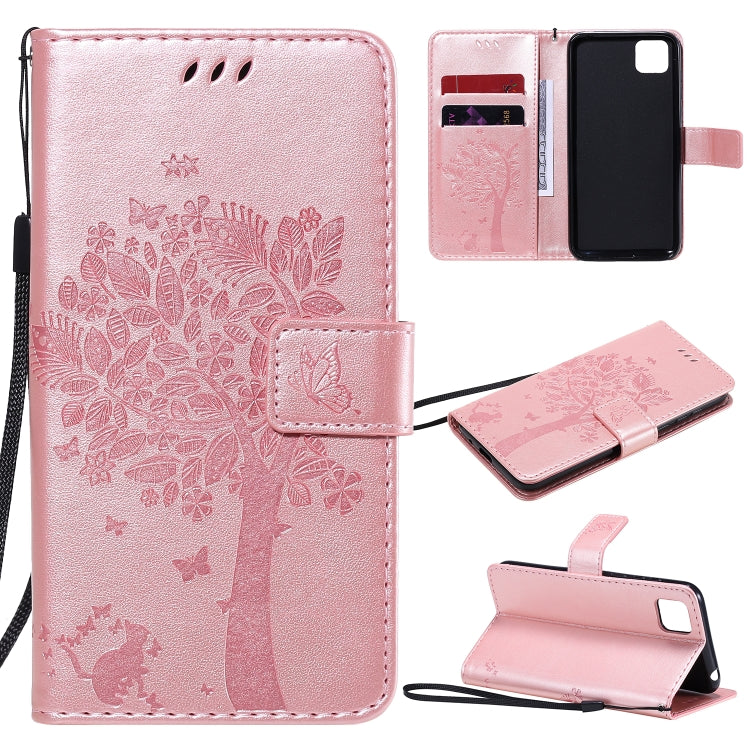Custodia portafoglio in pelle per Huawei P Smart 2020