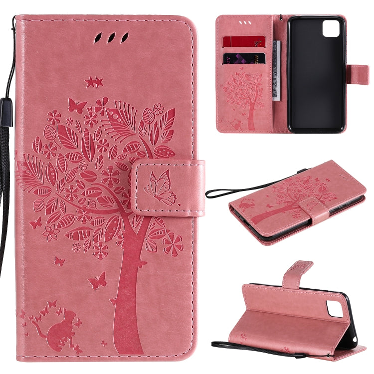 Custodia portafoglio in pelle per Huawei P Smart 2020