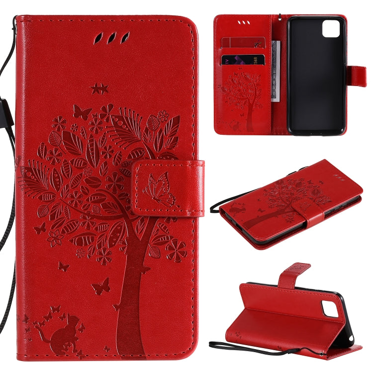Custodia portafoglio in pelle per Huawei P Smart 2020