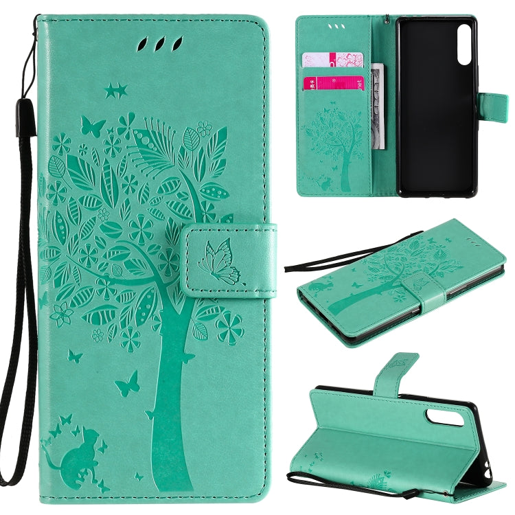 Custodia portafoglio in pelle per Sony Xperia L4