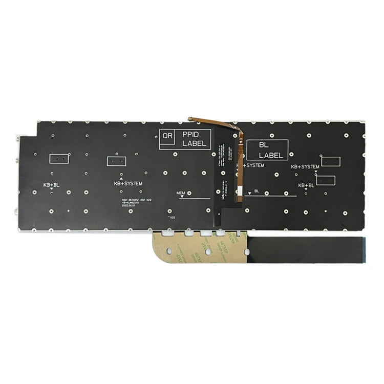 US Version Backlit Laptop Keyboard, For Dell Inspiron 15-3511 3515 5510 7510 16-7610, For Dell Vostro 5310 5320 5410 Latitude 3320 3420, For Dell Latitude 5520 5521 Precision 3560 3561, For Dell Latitude 7300 5300 5200