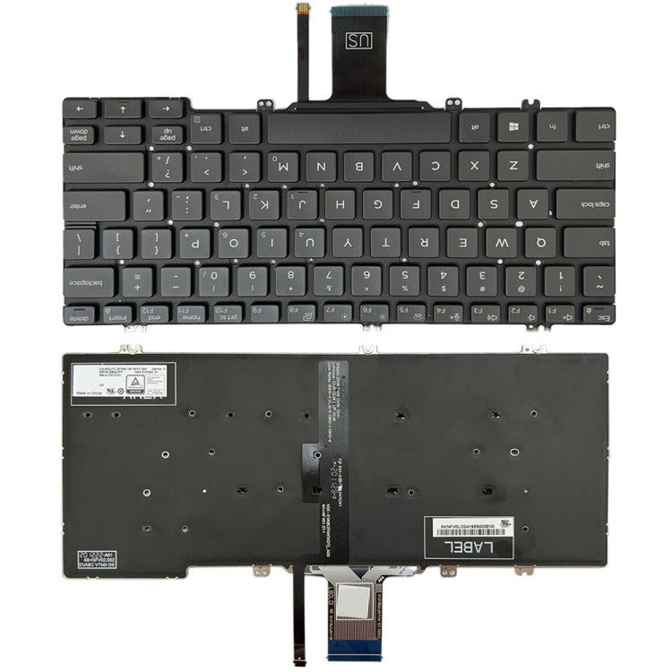 Tastiera per laptop retroilluminata versione USA, For Dell Inspiron 15-3511 3515 5510 7510 16-7610, For Dell Vostro 5310 5320 5410 Latitude 3320 3420, For Dell Latitude 5520 5521 Precision 3560 3561, For Dell Latitude 7300 5300 5200