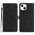 Custodia per cellulare in pelle con motivo floreale in rilievo, For iPhone 16, For iPhone 15 Pro Max, For iPhone 15 Pro, For iPhone 15 Plus
