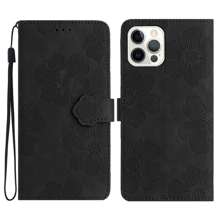 Custodia per cellulare in pelle con motivo floreale in rilievo, For iPhone 14 Pro Max, For iPhone 13 Pro Max, For iPhone 13 Pro, For iPhone 13