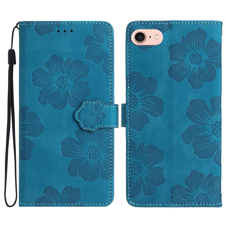 Custodia per cellulare in pelle con motivo floreale in rilievo, For iPhone 16e / 17e, For iPhone 17 Pro Max, For iPhone 17 Pro, For iPhone 17
