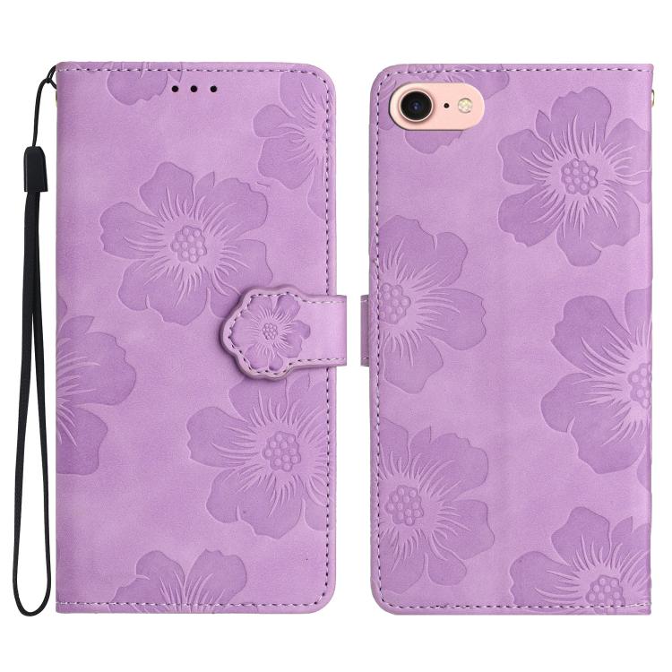 Custodia per cellulare in pelle con motivo floreale in rilievo, For iPhone 16e / 17e, For iPhone 17 Pro Max, For iPhone 17 Pro, For iPhone 17