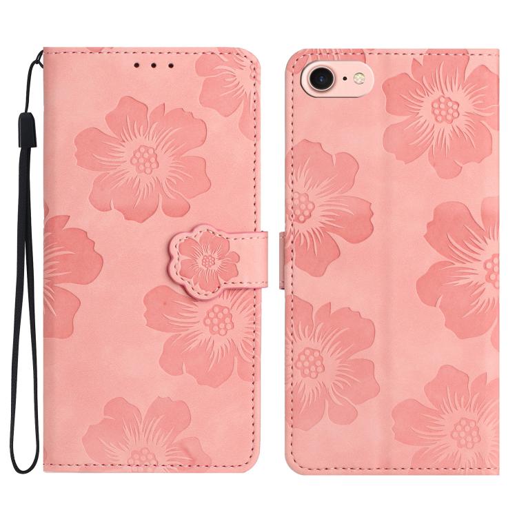 Custodia per cellulare in pelle con motivo floreale in rilievo, For iPhone 16e / 17e, For iPhone 17 Pro Max, For iPhone 17 Pro, For iPhone 17