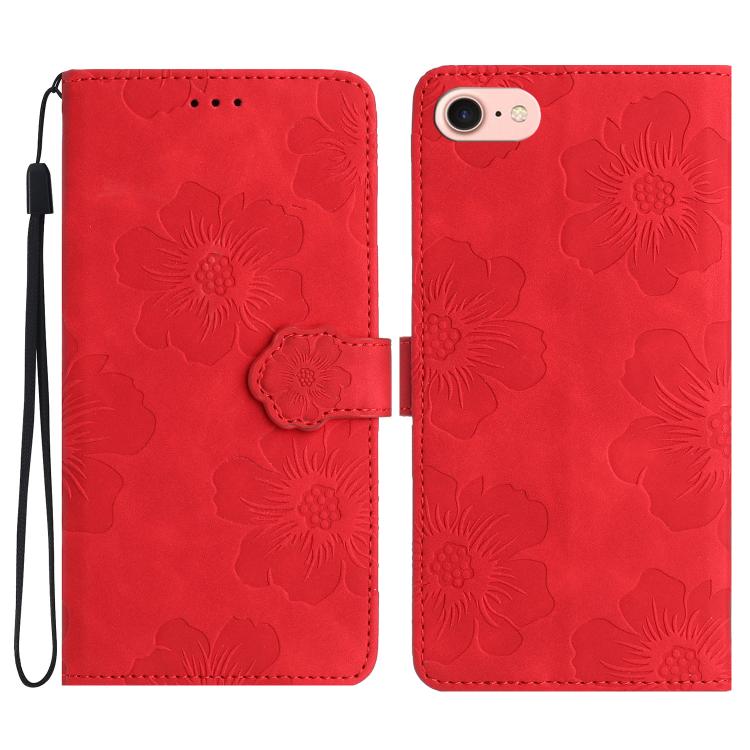 Custodia per cellulare in pelle con motivo floreale in rilievo, For iPhone 16e / 17e, For iPhone 17 Pro Max, For iPhone 17 Pro, For iPhone 17