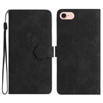 Custodia per cellulare in pelle con motivo floreale in rilievo, For iPhone 16e / 17e, For iPhone 17 Pro Max, For iPhone 17 Pro, For iPhone 17