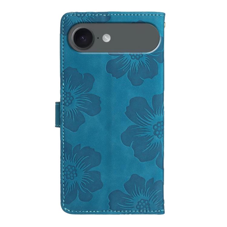 Custodia per cellulare in pelle con motivo floreale in rilievo, For iPhone Air, For iPhone 16 Pro Max, For iPhone 16 Pro, For iPhone 16 Plus