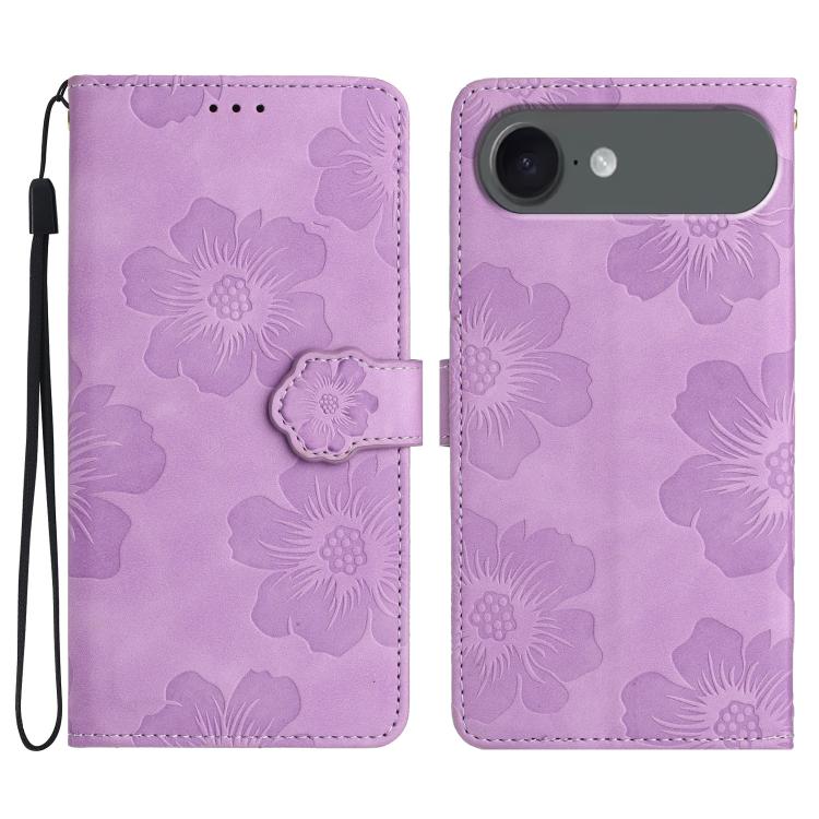 Custodia per cellulare in pelle con motivo floreale in rilievo, For iPhone Air, For iPhone 16 Pro Max, For iPhone 16 Pro, For iPhone 16 Plus