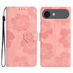 Custodia per cellulare in pelle con motivo floreale in rilievo, For iPhone Air, For iPhone 16 Pro Max, For iPhone 16 Pro, For iPhone 16 Plus