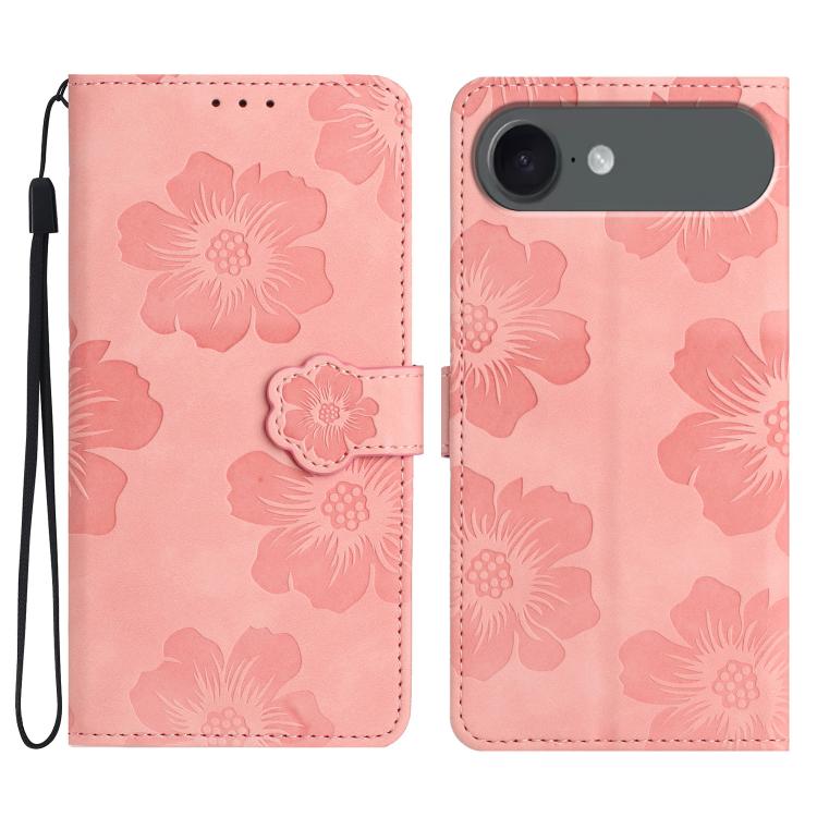 Custodia per cellulare in pelle con motivo floreale in rilievo, For iPhone Air, For iPhone 16 Pro Max, For iPhone 16 Pro, For iPhone 16 Plus