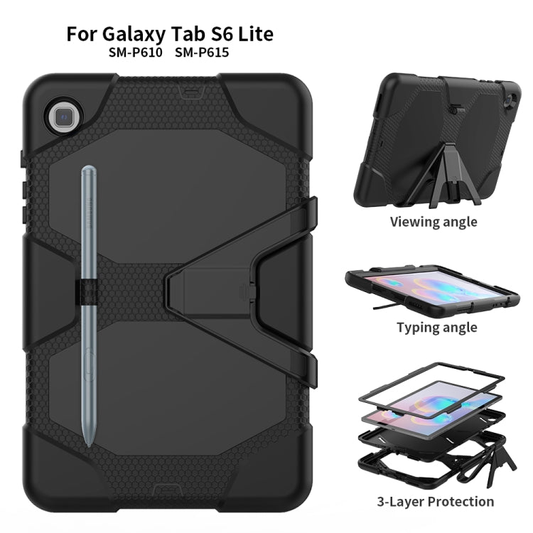 Custodia silicone con supporto per Samsung Galaxy Tab S6 Lite P61