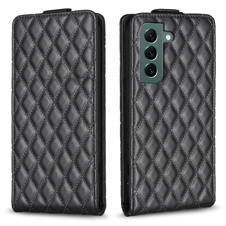 Custodia in pelle con vibrazione verticale per Samsung Galaxy S21