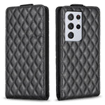 Custodia in pelle con vibrazione verticale per Samsung Galaxy S21