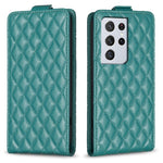 Custodia in pelle con vibrazione verticale per Samsung Galaxy S21