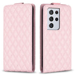 Custodia in pelle con vibrazione verticale per Samsung Galaxy S21