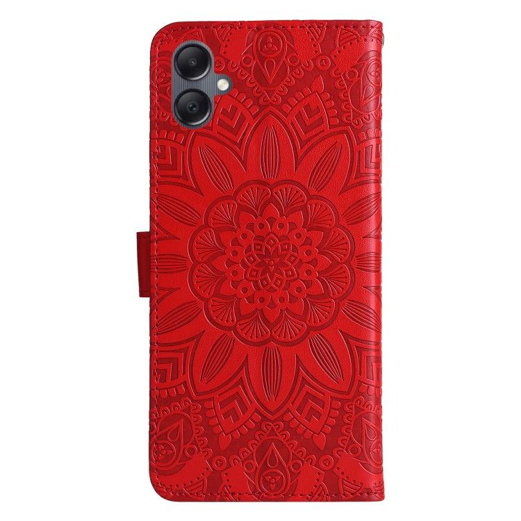 Custodia portafoglio in pelle di girasole per Samsung Galaxy A05