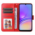 Custodia portafoglio in pelle di girasole per Samsung Galaxy A05