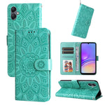 Custodia portafoglio in pelle di girasole per Samsung Galaxy A05